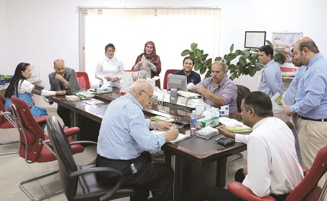 تسجيل بيانات الموظفين الصحية﻿