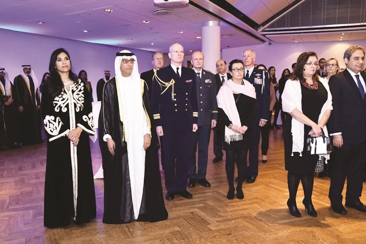 4 السفير نبيل راشد الدخيل لدى احتفال سفارتنا بستوكهولم بالاعياد الوطنية وسط حضور رسمي وديبلوماسي وشعبي﻿