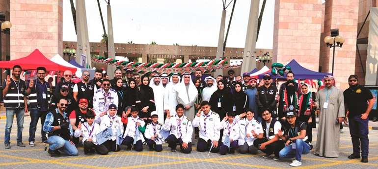 إدارة العلاقات العامة والإعلام تحتفل بالعيد الوطني وعيد التحرير بمشاركة كليات وإدارات جامعة الكويت