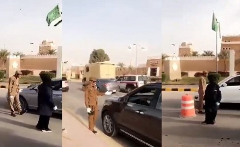 بالفيديو.. أول ظهور للنساء في نقاط التفتيش الأمنية بالرياض