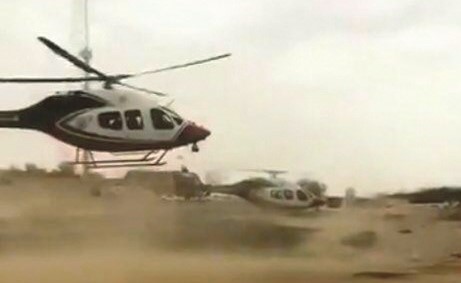 طائرات الاسعاف نقلت المصابينن لتلقي العلاج﻿
