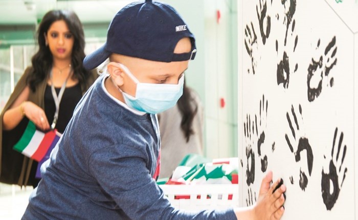 «الوطني» يحتفل بأعياد الكويت مع أطفال مستشفى البنك