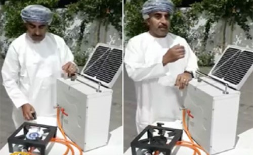بالفيديو.. عماني يخترع جهازاً ينتج "غاز الطبخ" عن طريق الطاقة الشمسية دون الحاجة للغاز الطبيعي!