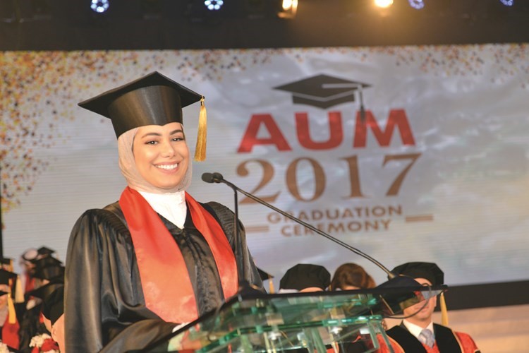 جامعة الشرق الأوسط الأميركية AUM احتفلت بتخرّج 814 طالباً وطالبة