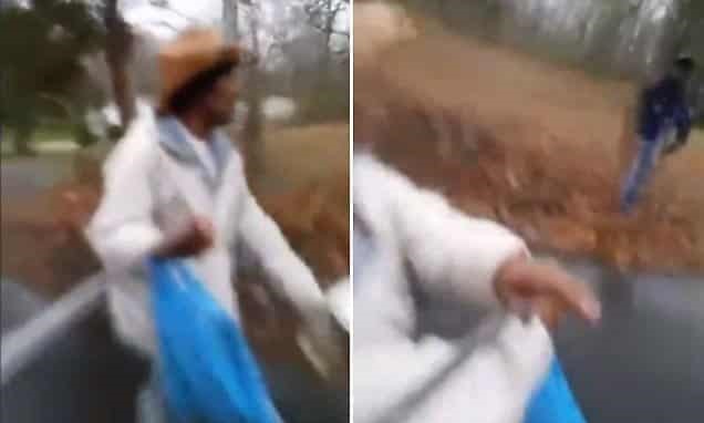 بالفيديو.. أميركي يلتقط لحظة مقتله بالرصاص على الهواء