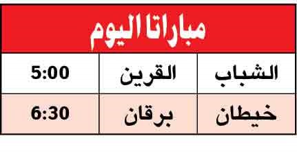 خيطان وبرقان.. من يتأهل للممتاز؟