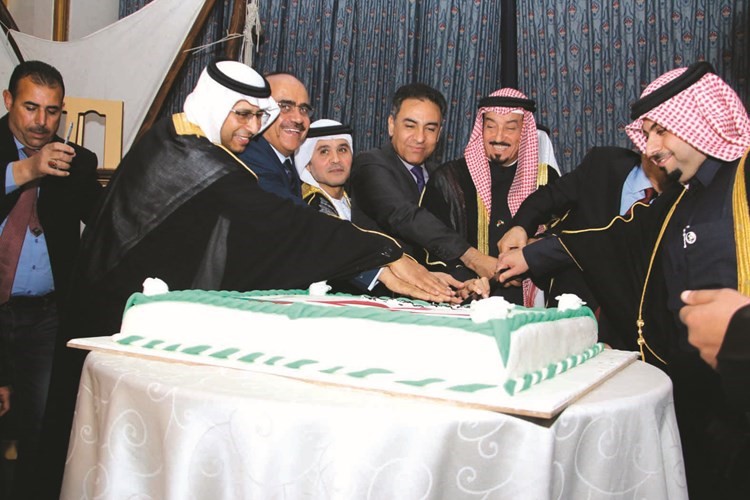 السفير الدعيج خلال الاحتفال بالاعياد الوطنية	﻿