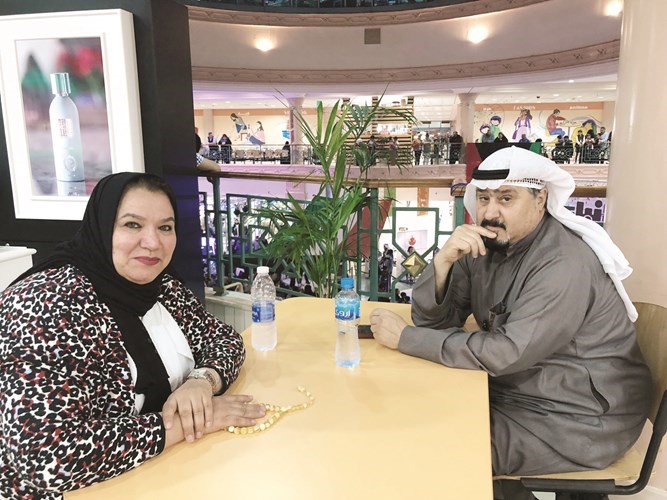 أحمد الكندري ووداد محمد﻿