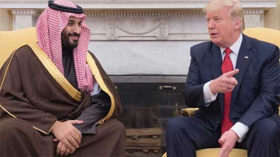 دونالد ترامب والأمير محمد بن سلمان (أرشيفية)