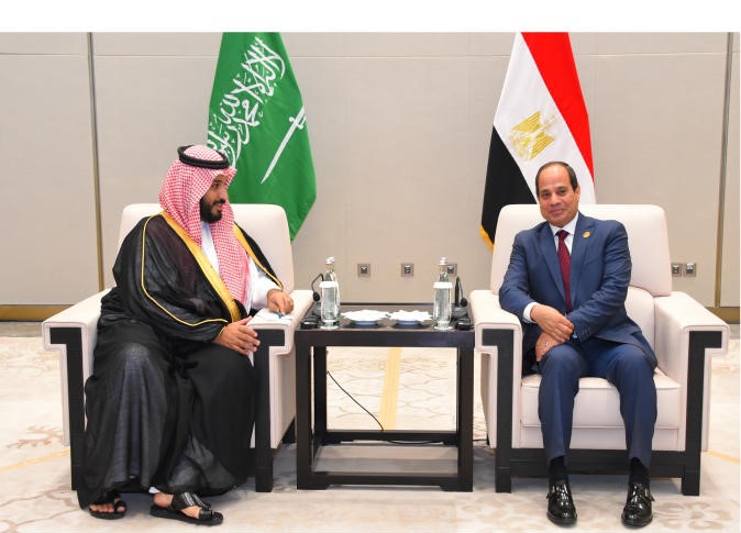 محمد بن سلمان والرئيس المصري عبد الفتاح السيسي (أرشيفية)