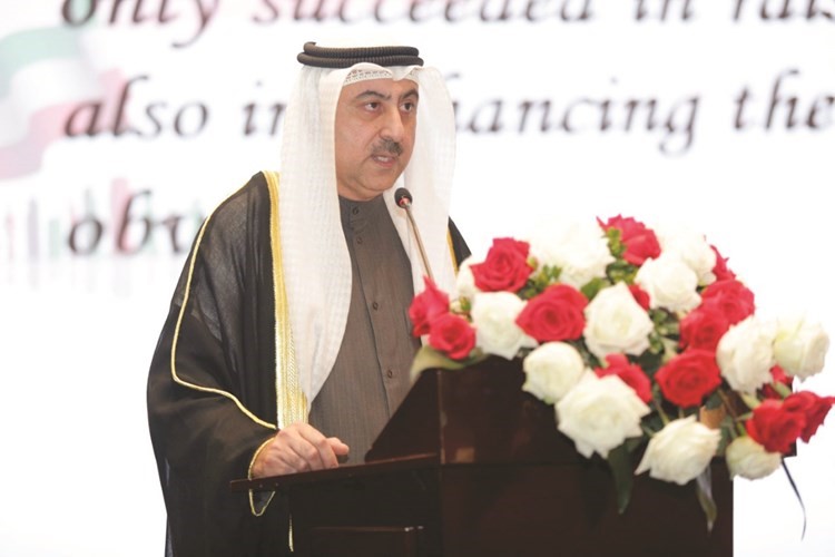 القنصل مالك الوزان متحدثا خلال الحفل	﻿