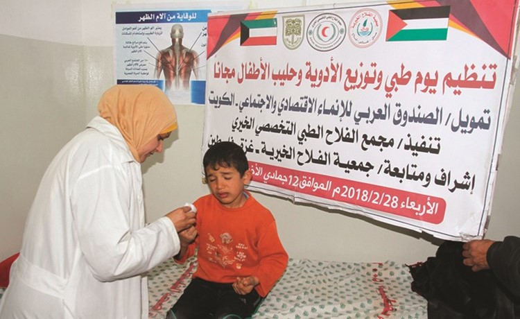الصندوق العربي للإنماء يواصل تنظيم الأيام الطبية المجانية في غزة