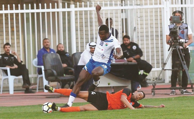  كاظمة لعب بروح عالية أمام الجهراء