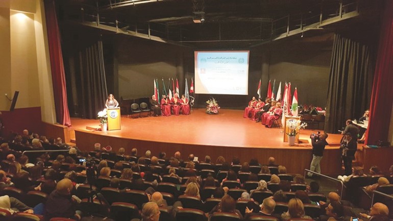 جانب من مهرجان المرأة العربية الذي نظمه مجلس المرأة العربية في بيروت	 ﻿