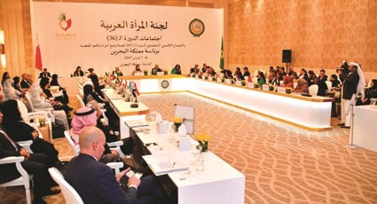 من اجتماعات لجنة المرأة العربية في دورتها 36	﻿