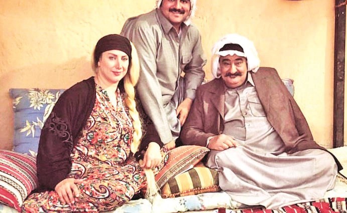ومع الفنان القدير أحمد جوهر في مسلسل المعزب٢﻿