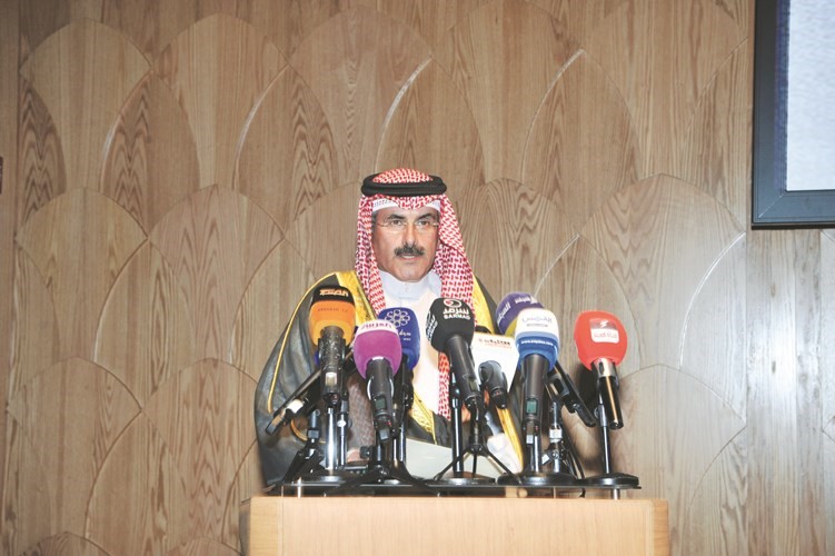 الشيخ مبارك الدعيج ملقيا كلمته﻿