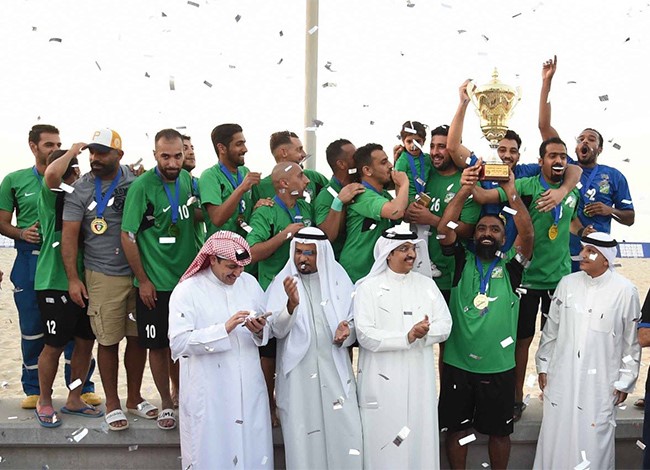 العربي بطلاً لكأس السوبر الشاطئية