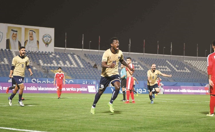 ديغالو يحتفل بستجيله الهدف الأول لبرقان -(محمد هاشم) ﻿