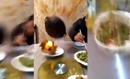 بالفيديو.. انفجار موقد أثناء إعداد العشاء يثير ذعر العائلة