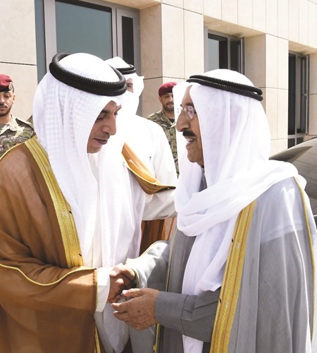 ترحيب بصاحب السمو من د.حامد العازمي ﻿