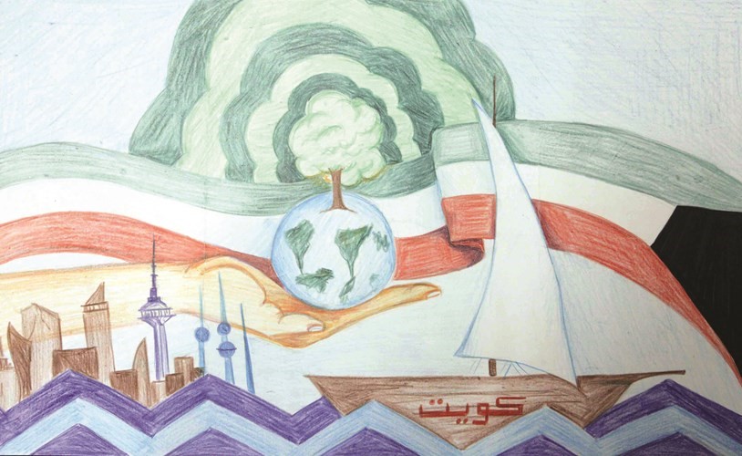 انطلاق مسابقة الرسم للطلبة «الكويت جميلة خضراء»