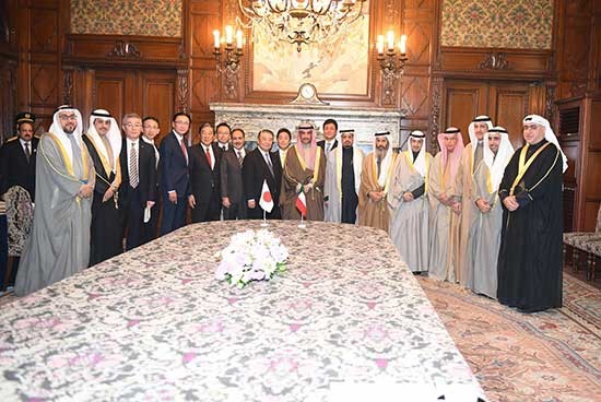 الغانم بحث في اليابان تنسيق المواقف في المحافل البرلمانية القارية والدولية