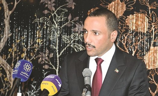 رئيس مجلس الأمة مرزوق الغانم متحدثا﻿
