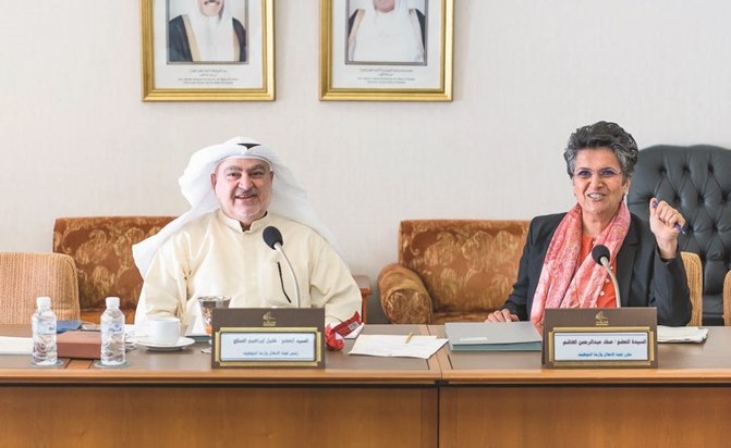 صفاء الهاشم وخليل الصالح﻿