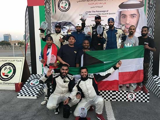 متسابقو الكويت يحققون المراكز الأولى بالجولة الثالثة من بطولة الإمارات للراليات