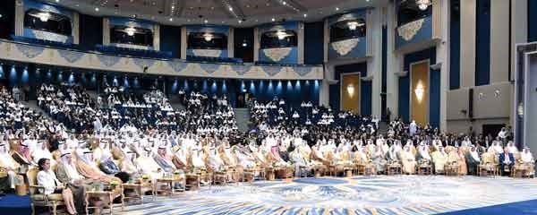  الحضور خلال افتتاح ملتقى الكويت للاستثمار أمس 
