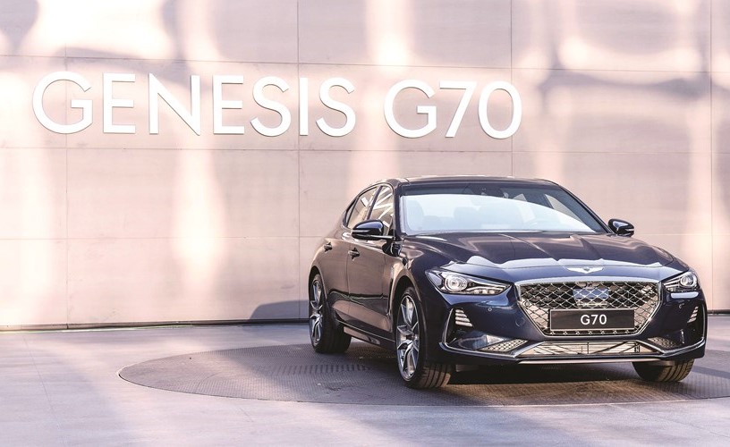 أبريل المقبل موعد إطلاق الطراز G70 من «جينيسيس» في الشرق الأوسط