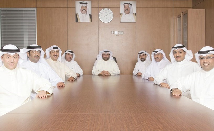 طارق الشراح مع أعضاء مجلس الإدارة عقب التشكيل ﻿