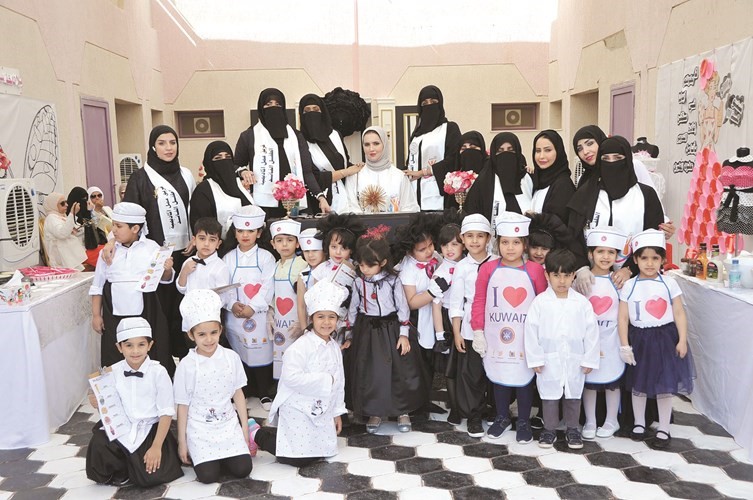 جانب من الحضور في فعالية روضة الريان﻿