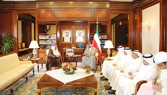 صباح الخالد استقبل الفايز بمناسبة انتهاء مهام عمله: أسهمتم في توثيق أواصر الأخوة والمحبة بين القيادتين والشعبين