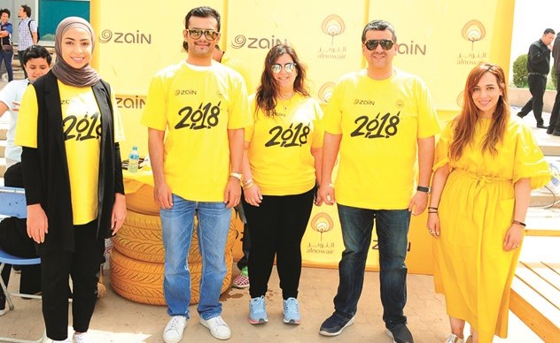 فريق زين خلال الكرنفال﻿