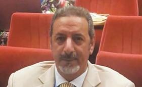 رئيس مركز الكويت للفنون الإسلامية فريد العلي خلال مشاركته في مؤتمر الفن الإسلامي في مواجهة التطرف﻿
