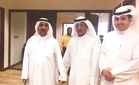 صالح العازمي وهاني غلوم وعادل الحربي﻿