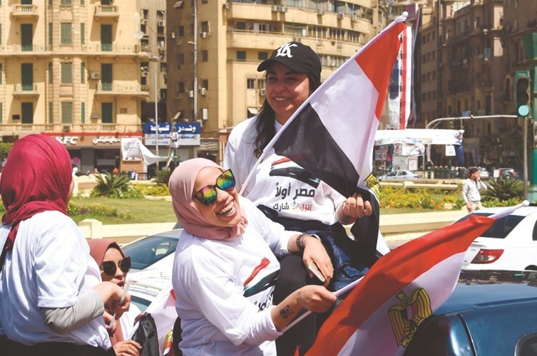 أجواء من الفرحة في الشارع المصري﻿