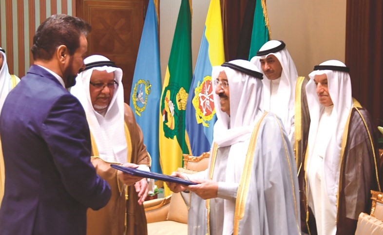 صاحب السمو الأمير يتسلم أوراق اعتماد السفير محمد محمد فرارة لشتر سفيرا لنيكاراغوا ﻿