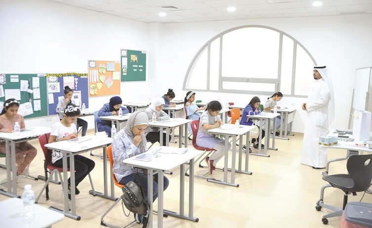 جانب من اختبارات القبول في أكاديمية الموهبة والإبداع    (عادل سلامة)﻿