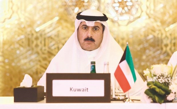 الفريق خالد المكراد خلال مشاركته في الاجتماع﻿