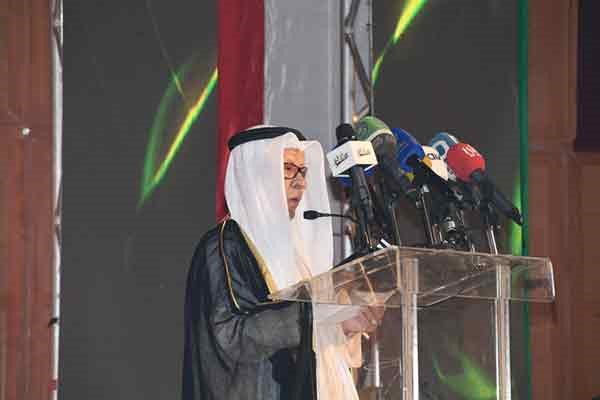 فهد المعجل يلقي كلمته