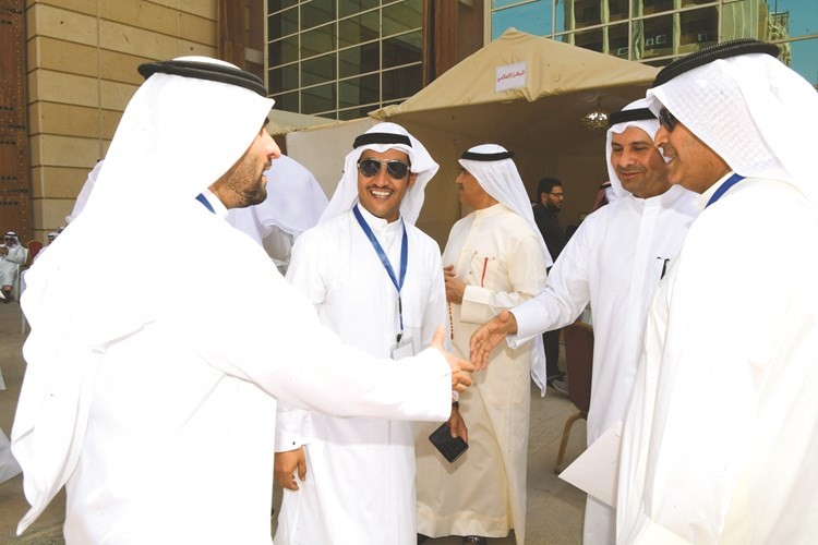 طلال الخرافي خلال الانتخابات﻿