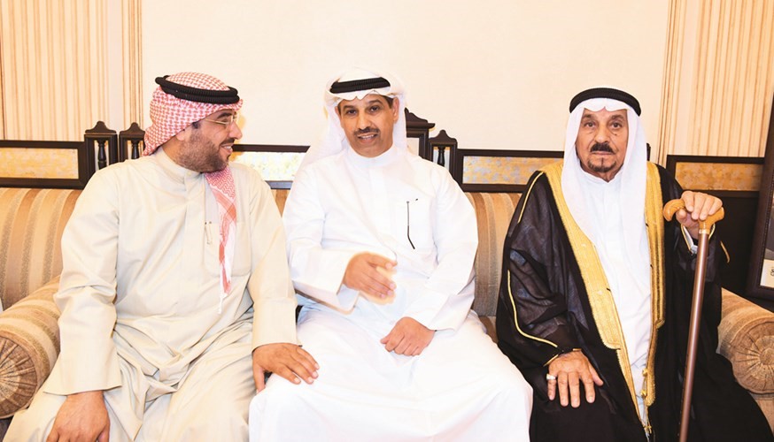 ﻿علي بن زمانان ود.حمود فليطح وعبدالله الزمانان﻿