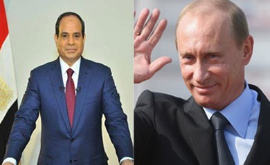 بوتين مهنئا السيسي: نتائج الانتخابات أظهرت مكانتكم العالية