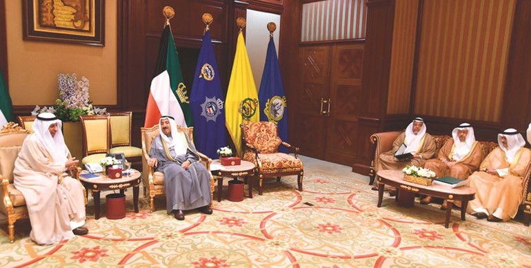 صاحب السمو مستقبلا السفير السعودي د.عبدالعزيز الفايز ﻿