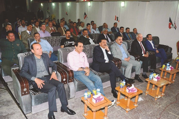 عدد من الحضور في الأمسية الحوارية من الصحفيين العراقيين ﻿