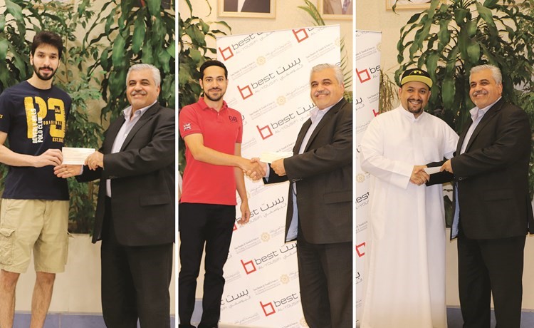 وائل ديب يكرم الفائزين في المسابقة ﻿