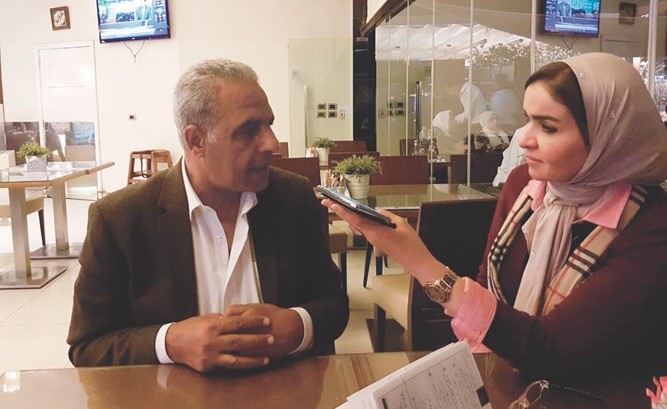 رئيس لجنة الشكاوى وإعداد التقارير بالمجلس الاعلى لتنظيم الاعلام جمال شاروبيم متحدثا للزميلة هالة عمران﻿
